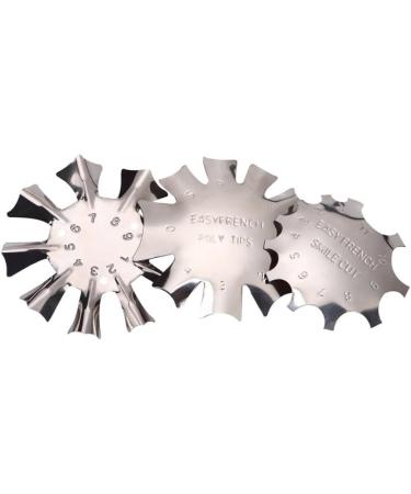 Nail Manicure Edge Trimmer Nail Art Trimmer Template French Manicure Accessories Kit Silver Nail Art Manicure - Buy Online on GoSupps.com