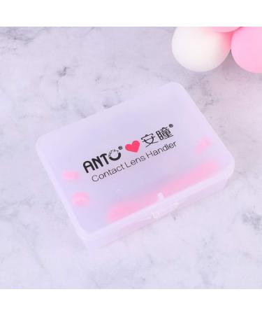 SUPVOX Soft Contact Lens Insertion and Removal Tool Set for Travel Home Use (Pink) - Buy Online on GoSupps.com