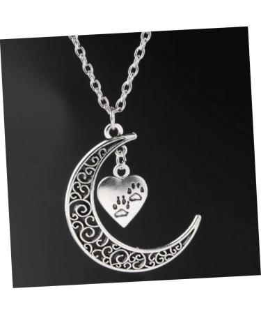 CALLARON Moon Peach Heart Necklace Necklaces Love Heart Necklace Women Necklace Fine - Buy Online on GoSupps.com