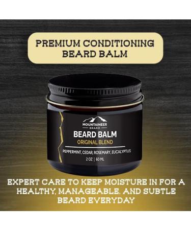 Magic Beard Balm by Mountaineer Brand - All Natural Beard Conditioning Balm for Healthy Soft Beards - Buy Online on GoSupps.com
