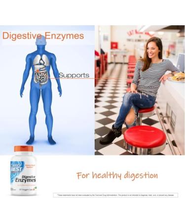 DrBest's Vegetarian Digestive Enzymes 90 Vegetarian Capsules - Buy Online on GoSupps.com