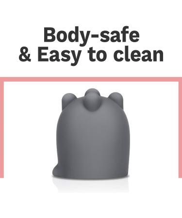 Le Wand Shiatsu Deep Tissue Massage Attachment - Grey OS | International Shipping Available - Buy Online on GoSupps.com