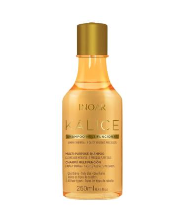 INOAR Kalice Shampoo Clean and Moisturize Your Hair with 7 Essential Oils Vitamin E Argan Oil Moisturizing Nourishing Vegan Hair Product Cruelty Free Haircare for Men and Women (8.4 oz.)