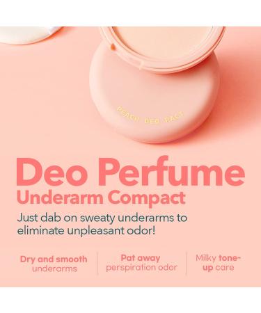 So Natural Peach Deo Pact - Long-lasting Peach Fragrance Deodorant Powder | Buy Internationally - Buy Online on GoSupps.com