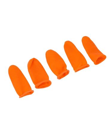 100 Pcs Non-Slip Latex Finger Cots - Wear-Resistant Protective Finger Gloves for Safe Handling - Buy Online on GoSupps.com