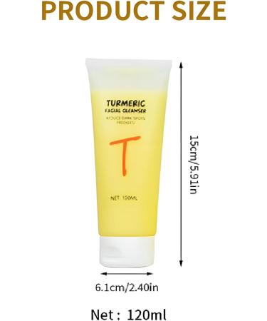  SONGVISON Turmeric Cleansing Cream 120 ml moisturizing facial cleansing gel with kojic acid and turmeric gentle formula rich in antioxidants exfoliating cleanser for all skin types - Buy Online on GoSupps.com