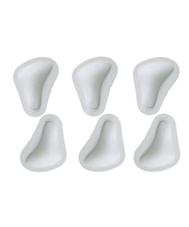 Pedag T-form | German Made | Metatarsal Pads | Anatomically Correct | Metatarsal Arch Support | Vegetable Tan Leather | Self Adhesive | White | Size Large Fits EU 41-43/US W 11-13 /US M 8-10 | 3 Pair Large (EU 41-43/ US W11-13/M 8-10) 3