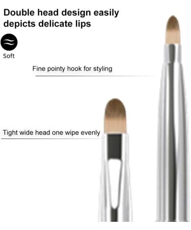 SculptZen Retractable Lip Makeup Brush Double Ended Lipstick Applicator Brush Portable Lip Brush Concealer Brush Eye Shadow Brush Lip Contours Makeup Tool with Lid for Women Girls Travel and Daily Use - Buy Online on GoSupps.com