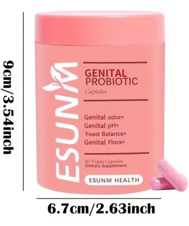 ESUNM Probiotics for Women PH Balance with Prebiotics & Lactobacillus Blend Health Supplement for Women Promote Healthy Fragrance and Flora 60 Count SXG194289 - Buy Online on GoSupps.com