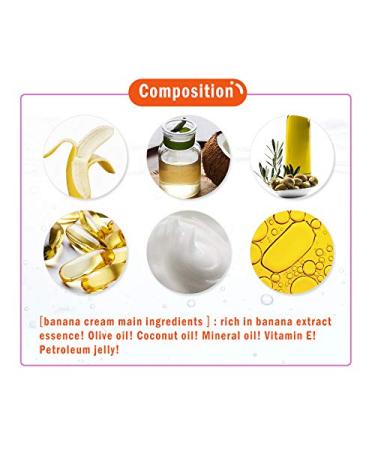 ZSGG 2-Pack Banana Oil Foot Cream for Dry Cracked Heels - Moisturizing Skin Care Treatment - Buy Online on GoSupps.com