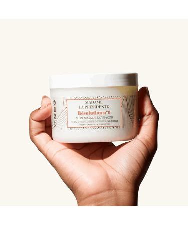 Madame la Pr sidente - Nutri-active Hair Mask - Nourishes Hydrates & Strengthens - Dry Damaged & Brittle Hair Care - 97.6% natural ingredients - Resolution No. 6-240ml - Buy Online on GoSupps.com