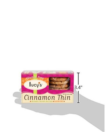 Lucyâ€™s Cinnamon Thins - 5.5oz Boxes (Pack of 8) | Deliciously Crisp Snacks - Buy Online on GoSupps.com