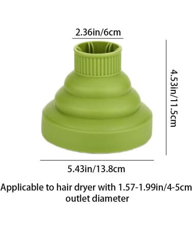 Silicone Collapsible Diffuser Hairdryer Attachment for Curly Hair Styling - Turquoise - Buy Online on GoSupps.com