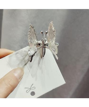 10Pcs 3D Movable For Butterfly Barrettes Clips Hair Clips Metallic Flying For Butterfly Barrettes Women Movable Butterfly Hairpins - Buy Online on GoSupps.com