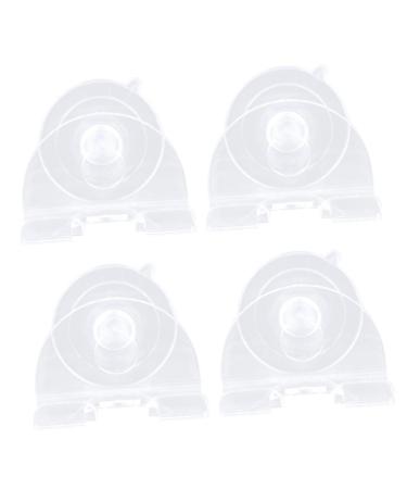 Homsfou 4 pieces of razor holder men razor bathing organizer razor for men razor stand men razor hooks for shower towels razor hanger hanging man suction cup harz