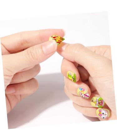 POPETPOP Kids Nail Kit 5 Sets Children's Nail Art Toys Toddlers Toys Toddler Nail Polish Nail Polish Kit The Toys Nail Kit The Children Nail Art Kit 3d Accessories Girl - Buy Online on GoSupps.com