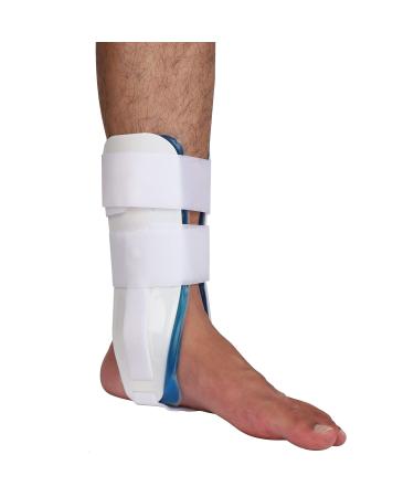 KOMZER Ankle Brace - Full Gel Pad Stirrup Ankle Splint - Stabilizer Support for Sprains  Tendonitis  Reduce Ankle Swelling and Inflammation  Injury Protection and Arthritis Pain (Gel Pads) Reduce Ankle Swelling and Infla...