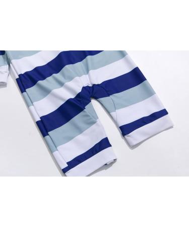 BONVERANO Baby Boys Swimsuit - UPF 50+ Full Zip One Piece Toddler Bathing Suit 3-6 Months - Stripe - Buy Online on GoSupps.com