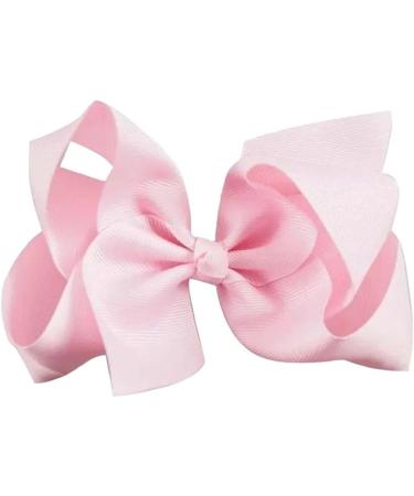 New 2025 1Pcs 6" Solid Grosgrain Ribbon Bow Hair Clips For New For Fashion With Large Hair Pins Hairgrips Barrettes Boutique Hair Accessories Jewelry Fashion Accessories Creative Gift - Buy Online on GoSupps.com