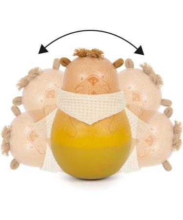 Small Foot Baby Tumbler Seaside - Wooden Toy with Sound for 8 Months+ | Otter Design | International Shipping - Buy Online on GoSupps.com