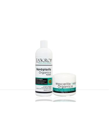 LA KROP - KERATIN HAIR TREATMENT - KERATINA PARA ALISAR EL PELO - TRATAMIENTO PARA CABELLO SECO Y MALTRATADO - KERATINA ORGANICA SIN FORMOL PARA ALISAR EL PELO - STRAIGHTENER - KERATINA PERMANENTE