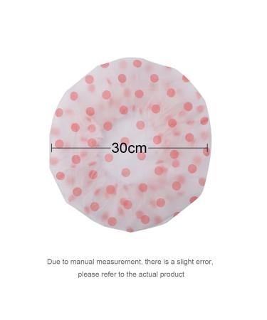 Quesuc 6 Pack Reusable Elastic Shower Caps - Durable Girls Plastic Shower Caps for Women | Ideal for Spa Salon & Home Use - Buy Online on GoSupps.com