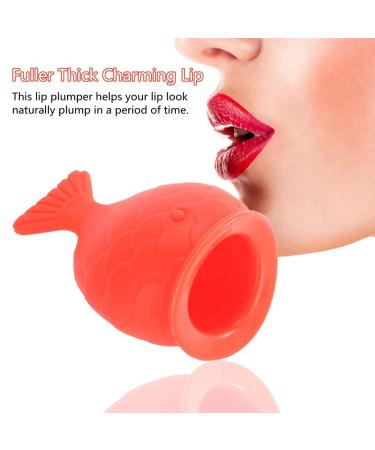 Portable Silicone Lip Plumper | Fish-Shaped Lip Enlargement Tool for Sexy Lips - Everyday Use - Buy Online on GoSupps.com