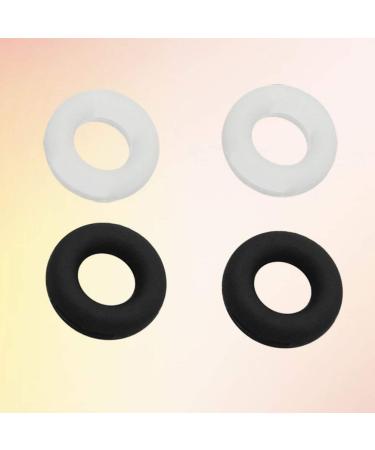 Healifty 10 Pairs Anti-Slide Silicone Ring Ear Hooks for Glasses & Sunglasses - White & Black Accessories for Repair - Buy Online on GoSupps.com