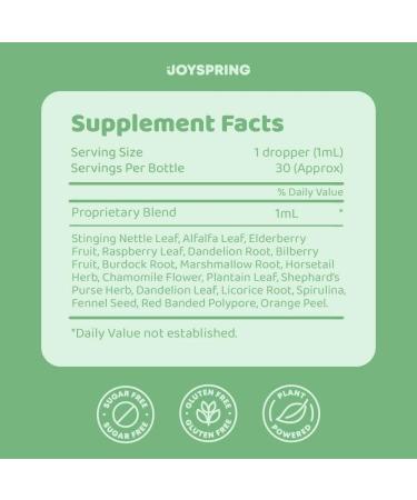 Herbs Vegan Toddler Multivitamin Liquid Drops for Overall Health Support - 30 Servings - Buy Online on GoSupps.com