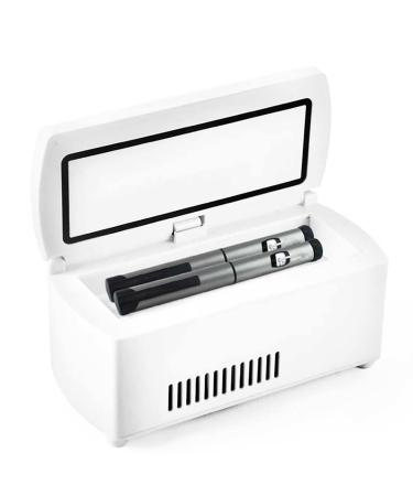 Portable Insulin Storage Cooler Bag Insulin Cooler Box with 2-8 Intelligent Constant Temperature Alarm System & LED Display for Traveling Outdoors Camping Work