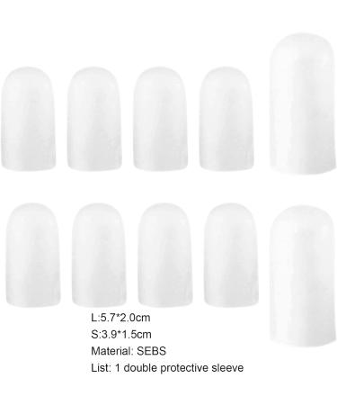 NUZYZ Toe Wound Protector - 5 Pairs Durable Cushioning for Painful Rubbing Prevention - Buy Online on GoSupps.com