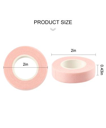 Lunamoon Eyelash Tape - 10 Rolls Micropore Isolation Tape for Eyelash Extensions - Pink - Ideal for Lash Artists - Buy Online on GoSupps.com
