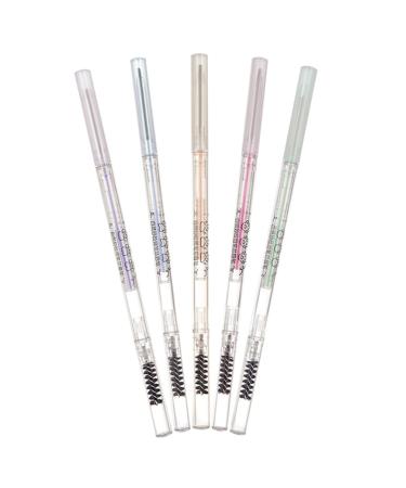 5pcs Eyebrow Makeup Tools Brow Pencils with Brush Pens Eyebrow Powder Miss Paste