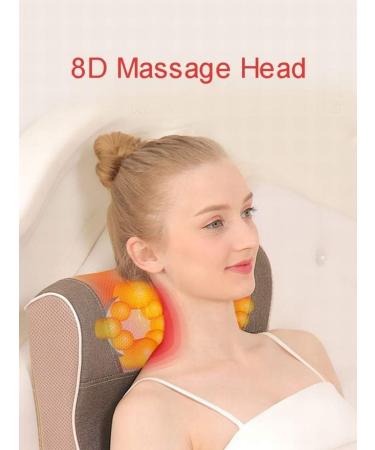 MU Deep Tissue Kneading Massager Pillow | Neck & Muscle Pain Relief | Adjustable Massage Pillow - One Size - Buy Online on GoSupps.com