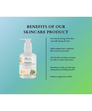 Shea Organics Colloidal Oatmeal Body Moisturizer | Soothes Dry & Sensitive Skin | Eczema & Psoriasis Relief | Lightweight & Steroid-Free | 8 Oz - Buy Online on GoSupps.com