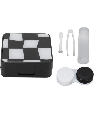 Verdant Touch Mini Contact Lens Remover & Portable Storage Box - Travel & Outdoor Friendly Black & White - Multi-Color Lentil Holder 60x180 cm - Buy Online on GoSupps.com