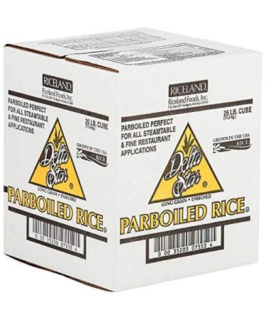 Delta Star: Parboiled Rice 25 Lb. Cube