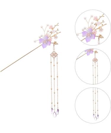 Beaupretty 1pc Hairpin Headdress Traditional Hair Stick Hair Stick Pin Handmad Flower Hair Stick Hair Making Accessories Retro Hair Chopsticks Japanese Hair Pin Vintage Hair Pin Alloy - Buy Online on GoSupps.com