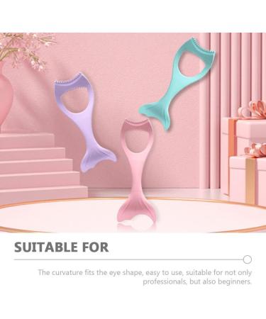 FOMIYES 2pcs Lash Mascara Lash Tool Lipstick Makeup Tool Eyeliner Make up Aids Auxiliary Eye Shadow Usb Miss Purple - Buy Online on GoSupps.com