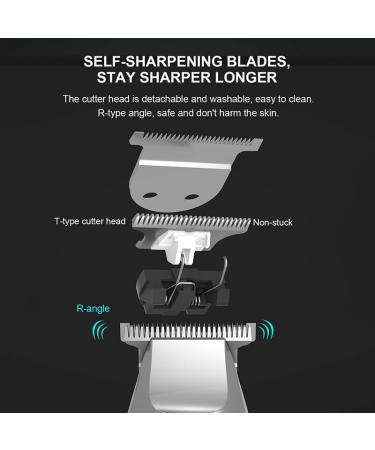 Hair Clippers for Men USB Electric Hair Clippers Men Rechargeable Cordless Close Cutting T-Blade Hair Trimmer with 3 Combs Black Set - Buy Online on GoSupps.com