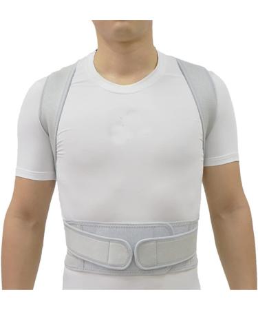 Upper Back Posture Corrector - Clavicle Support Brace Strap (XXL) - White Fruit Peach5 for Improved Posture and Comfort - Buy Online on GoSupps.com