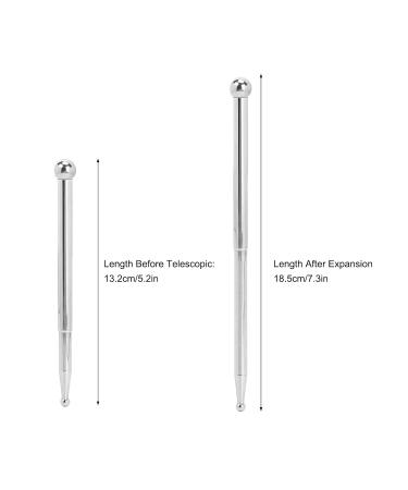 Deep Tissue Massage Tool - Stainless Steel Acupressure Rod for Full Body Relaxation & Pain Relief | Self-Massage Pencil for Beauty Salons - Buy Online on GoSupps.com