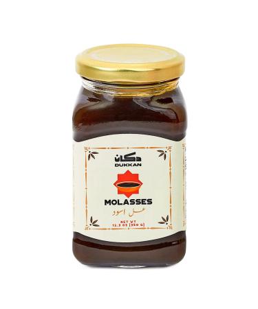 Dukkan Foods Black Molasses (12.3 oz) | Unsulfured, Sweet & GMO Free - Great for Black Molasses Vegan Syrup