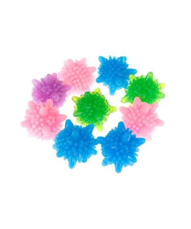 WOIWO 10PCS Magic Laundry Ball Household Decontamination Laundry Ball Anti-Winding Washing Ball Cleaning Ball Hedgehog Laundry Ball Solid Decontamination