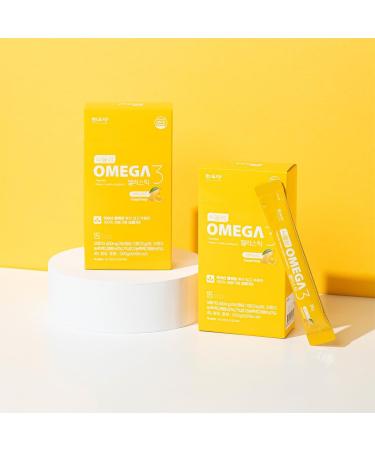 Chunwoodang Plant-Based Omega-3 Jelly Stick with Korean Perilla Oil (0.7 oz x 15 Sticks) (0.7 oz x 15 Sticks Orange&Mango) Orange&Mango 0.7 Ounce x 15 sticks - Buy Online on GoSupps.com