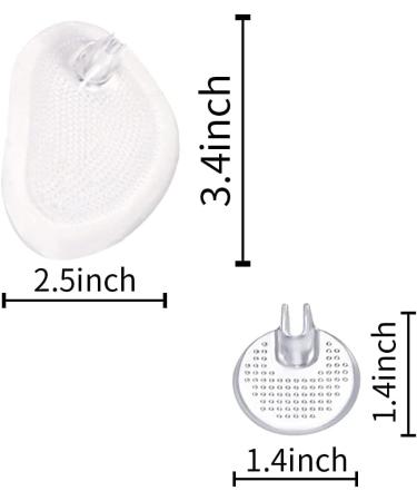 4 Pairs Non-Slip Metatarsal Pads for Thong Sandals - Ball of Foot Cushion Inserts - Buy Online on GoSupps.com