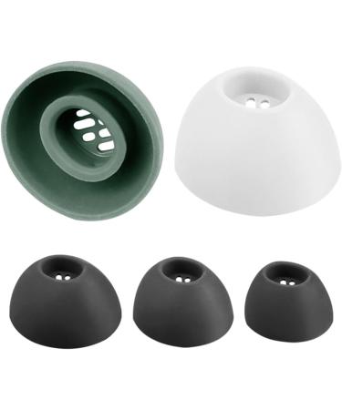 3Sets Silicone Earbud Tips Earplugs for Buds 2 in Ear Headphones Eartips Sound Isolation Dark Green - Buy Online on GoSupps.com