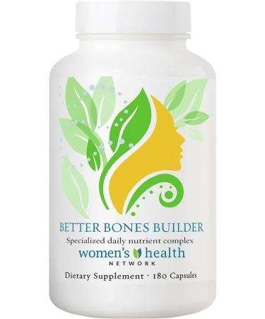 Better Bones Builder by Women's Health Network - Specially Formulated Multivitamin for Women with Greater Risk for Bone Health Issues - 180 Capsules (1 Bottle)