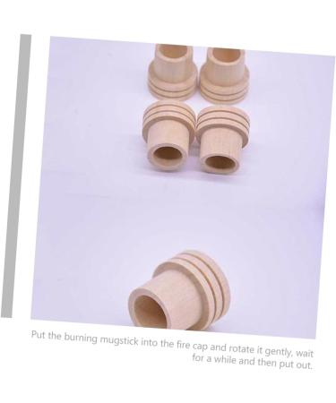 Beaupretty 80 Stk Moxa Fire Extinguishers for Moxa-Roller Massage - Professional Wooden & Stainless Steel Moxibustion Device - Buy Online on GoSupps.com