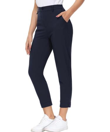 JACK SMITH Women's Golf Pants Navy Blue X-Large | Stretch Lightweight Work Pants with 6 Pockets - Buy Online on GoSupps.com